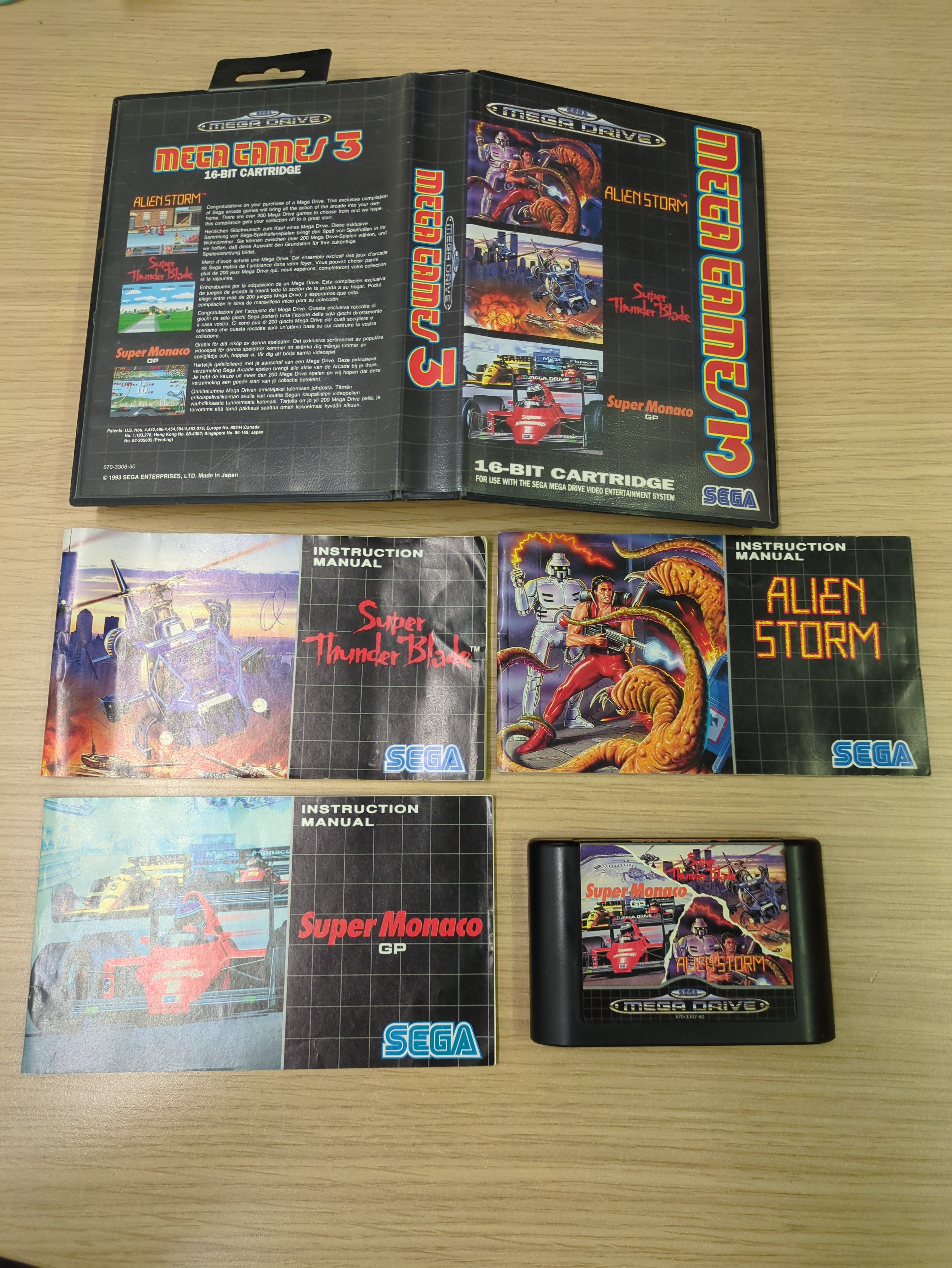Mega Games 3 Sega Mega Drive game Mega Games 3 Sega Mega Drive game